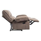 Fauteuil inclinable en velours surdimensionné avec massage, chauffage, oreiller lombaire