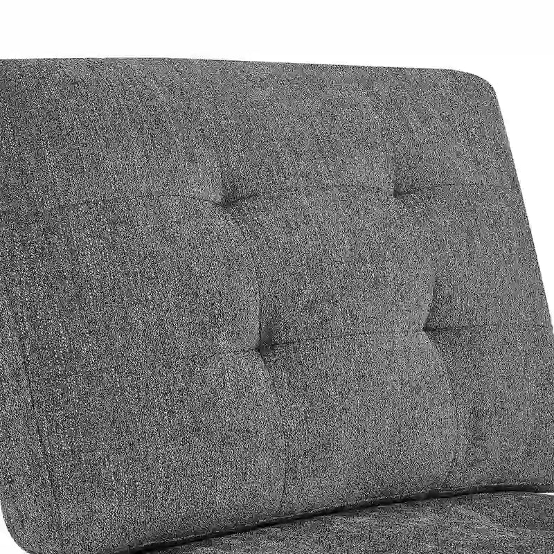 Canapé d'angle modulable 6 places en U gris 116 avec quatre sièges individuels et deux éléments d'angle, rangements inclus
