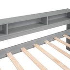 Lit de repos Twin XL avec lits gigognes, étagères et USB
