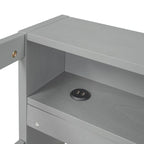 Lit de repos Twin XL avec lits gigognes, étagères et USB