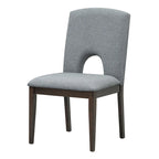 Table à manger ronde extensible de style moderne avec rallonge amovible et chaises de salle à manger rembourrées