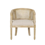 Chaises d'appoint en bois et en rotin