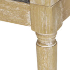 Chaises d'appoint en bois et en rotin