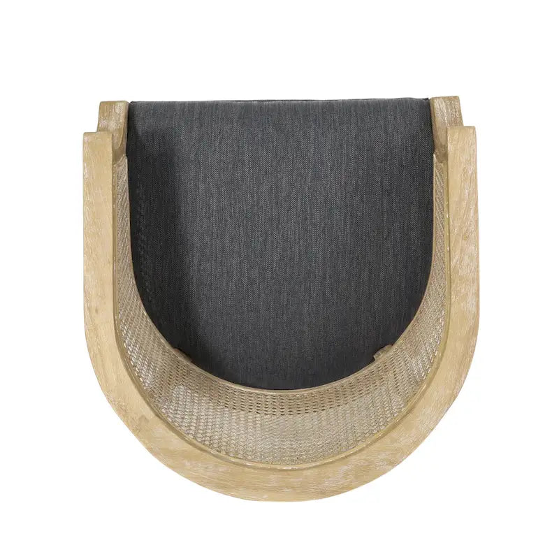 Chaises d'appoint en bois et en rotin
