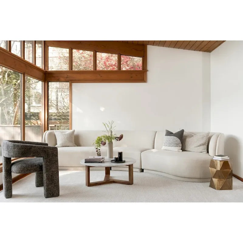  Yanelli Modern 2-seat Left Sofa