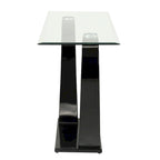 Table basse Glam en verre avec 2 tables d'appoint