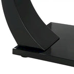 Table basse Glam en verre avec 2 tables d'appoint