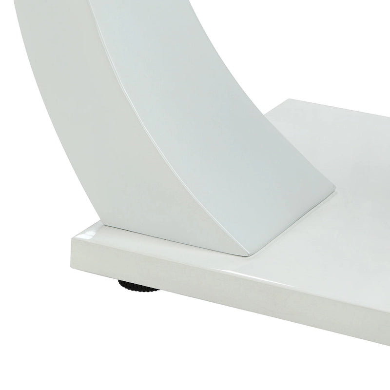 Table basse Glam en verre avec 2 tables d'appoint