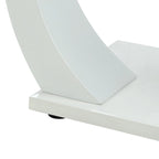 Table basse Glam en verre avec 2 tables d'appoint
