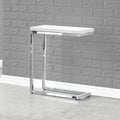  Eden White Marble Top Chairside Table