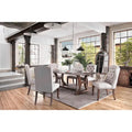Quigley Rustic Pine 7-Piece Dining Table Set by 