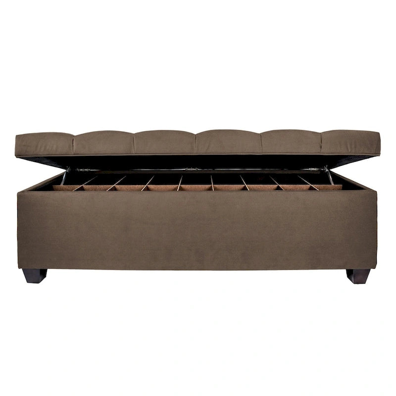 Banc de rangement pour chaussures capitonné Secret Obsession