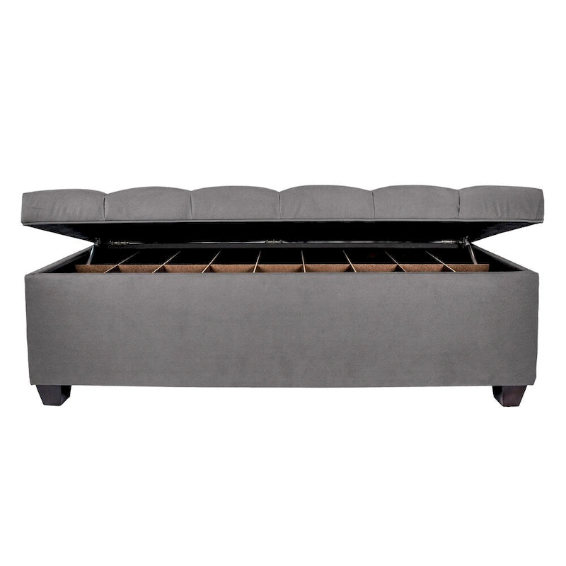 Banc de rangement pour chaussures capitonné Secret Obsession