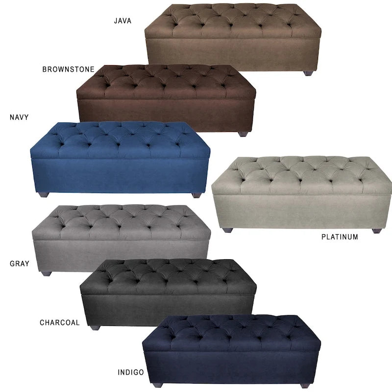 Banc de rangement pour chaussures capitonné Secret Obsession