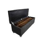 Banc de rangement pour chaussures capitonné Secret Obsession