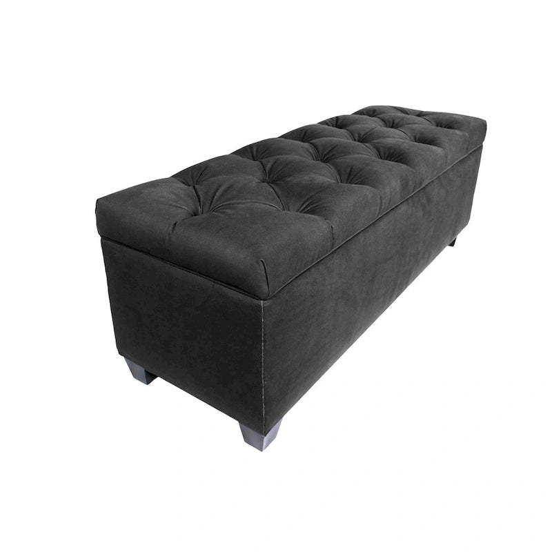 Banc de rangement pour chaussures capitonné Secret Obsession