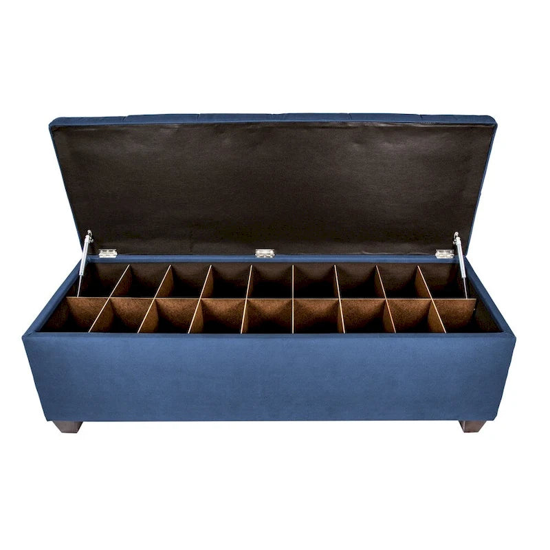 Banc de rangement pour chaussures capitonné Secret Obsession