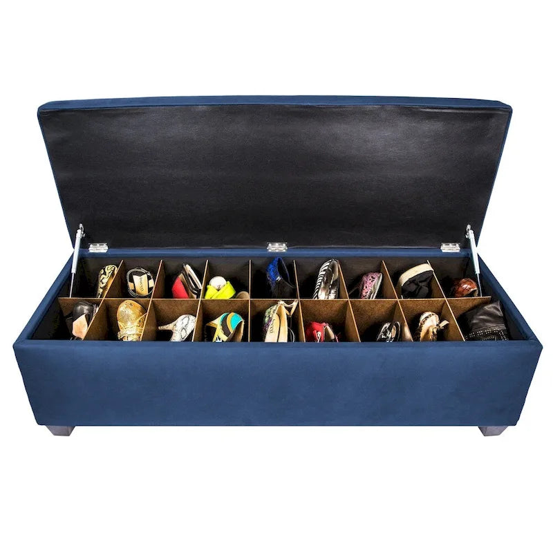 Banc de rangement pour chaussures capitonné Secret Obsession