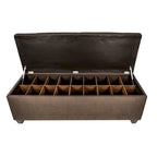 Banc de rangement pour chaussures capitonné Secret Obsession