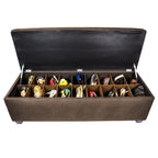 Banc de rangement pour chaussures capitonné Secret Obsession