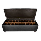 Banc de rangement pour chaussures capitonné Secret Obsession