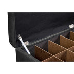 Banc de rangement pour chaussures capitonné Secret Obsession