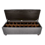 Banc de rangement pour chaussures capitonné Secret Obsession