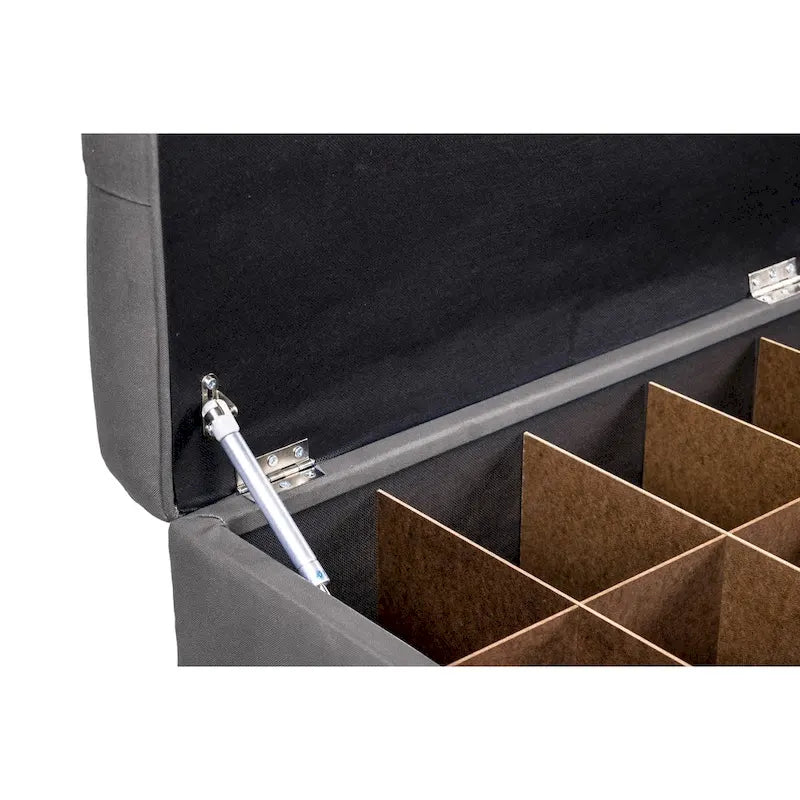 Banc de rangement pour chaussures capitonné Secret Obsession