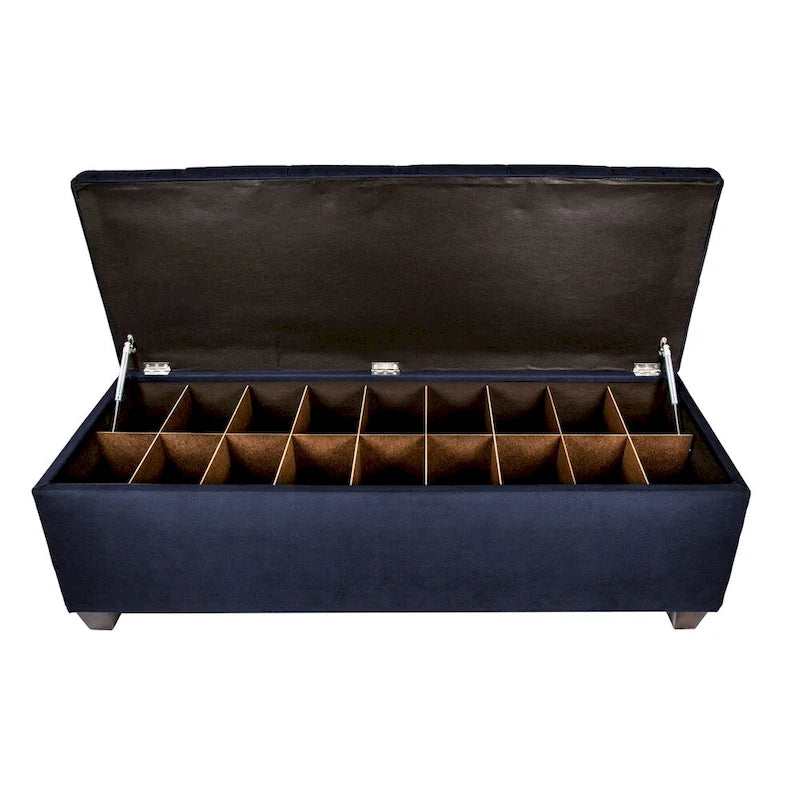 Banc de rangement pour chaussures capitonné Secret Obsession
