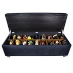 Banc de rangement pour chaussures capitonné Secret Obsession