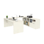 Bureau en U i3 Plus avec deux tiroirs