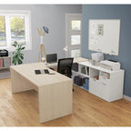 Bureau en U i3 Plus avec deux tiroirs