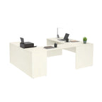 Bureau en U i3 Plus avec deux tiroirs