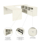 Bureau en U i3 Plus avec deux tiroirs