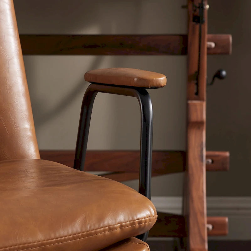 Chaise de bureau pivotante de style Mid-century