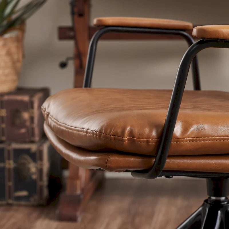 Chaise de bureau pivotante de style Mid-century