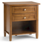 Table de chevet transitionnelle Norfolk de 24 pouces de large