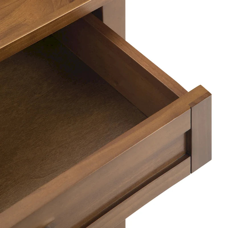 Table de chevet transitionnelle Norfolk de 24 pouces de large