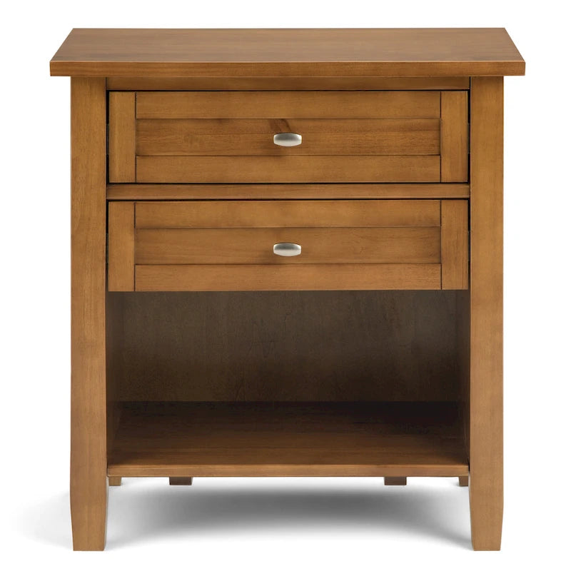 Table de chevet transitionnelle Norfolk de 24 pouces de large