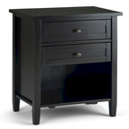 Table de chevet transitionnelle Norfolk de 24 pouces de large