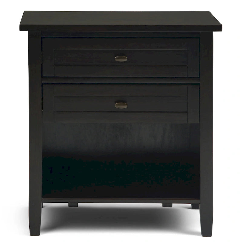 Table de chevet transitionnelle Norfolk de 24 pouces de large