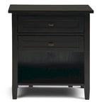 Table de chevet transitionnelle Norfolk de 24 pouces de large