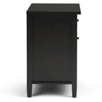 Table de chevet transitionnelle Norfolk de 24 pouces de large