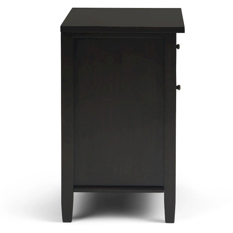 Table de chevet transitionnelle Norfolk de 24 pouces de large