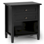 Table de chevet transitionnelle Norfolk de 24 pouces de large