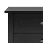 Table de chevet transitionnelle Norfolk de 24 pouces de large
