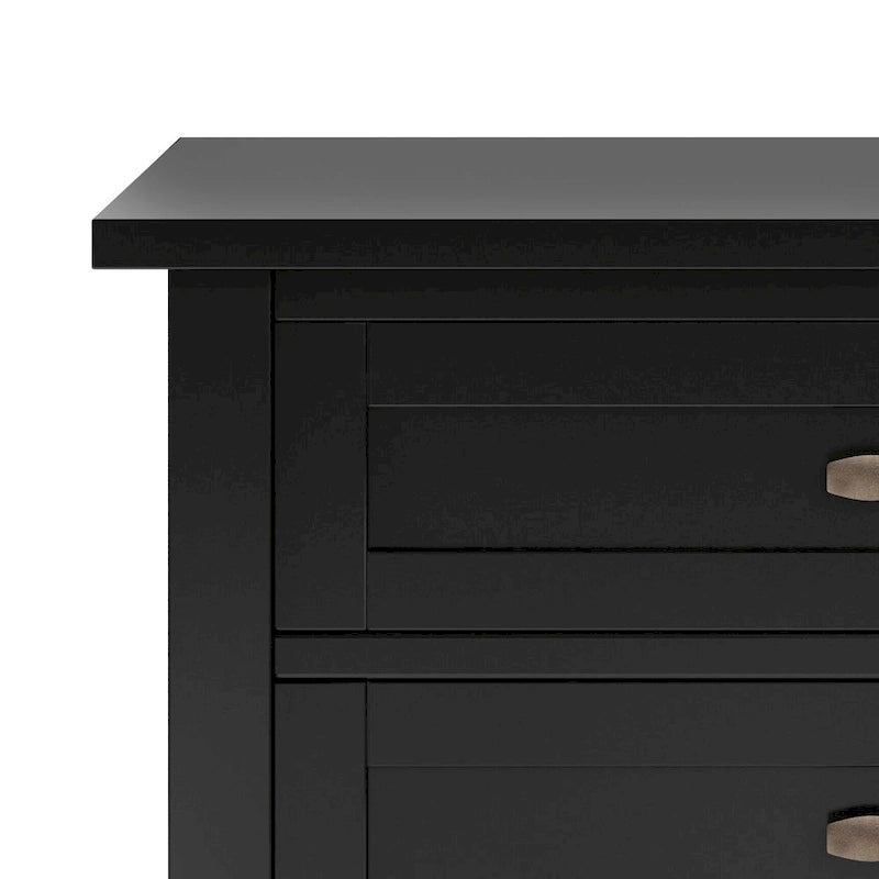 Table de chevet transitionnelle Norfolk de 24 pouces de large