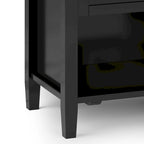 Table de chevet transitionnelle Norfolk de 24 pouces de large