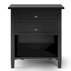 Table de chevet transitionnelle Norfolk de 24 pouces de large