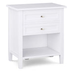 Table de chevet transitionnelle Norfolk de 24 pouces de large